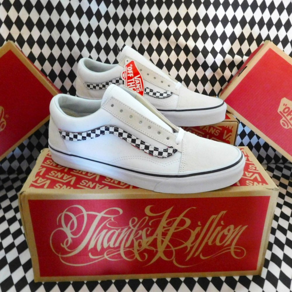 Vans Old Skool Black Red Removable Stripes